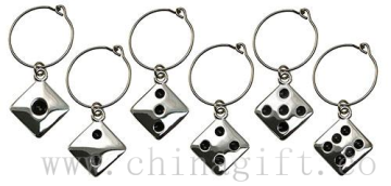 Wine Charms - Dice Shape