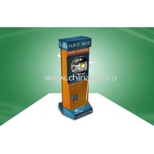 Golf Pole POP Cardboard Display Stands With Eye - catching Design